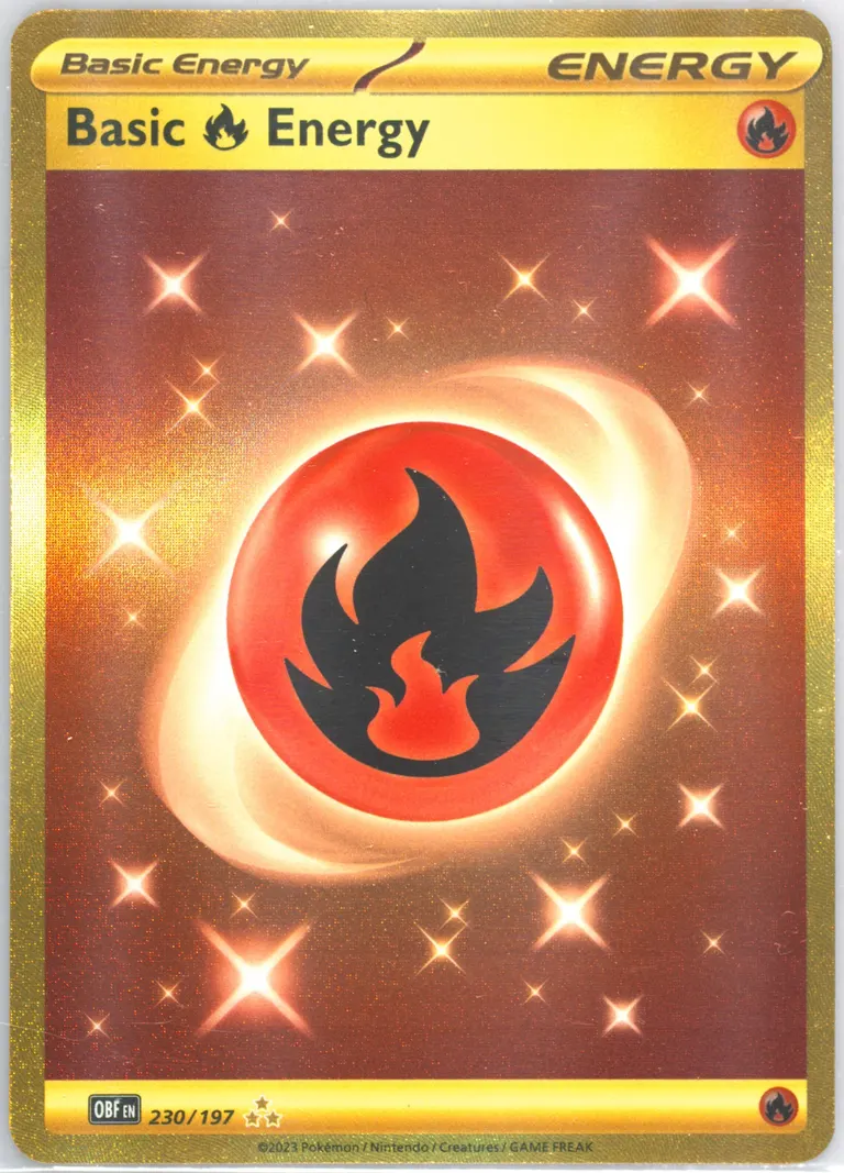 Basic Fire Energy card photo