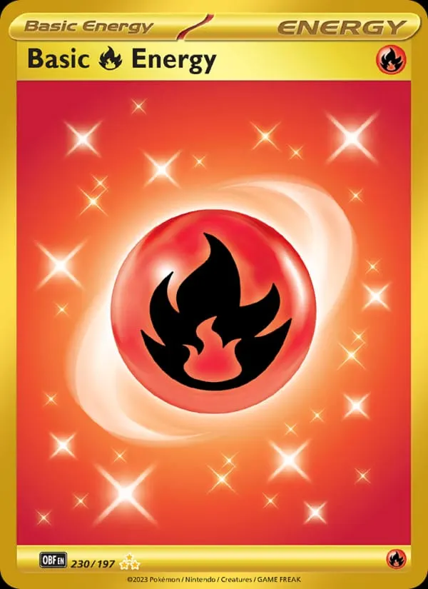 Basic Fire Energy card photo