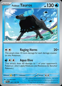 Paldean Tauros #41