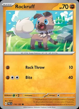Rockruff #116