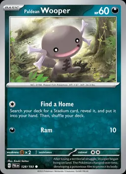 Paldean Wooper #128