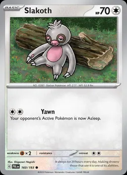 Slakoth card photo