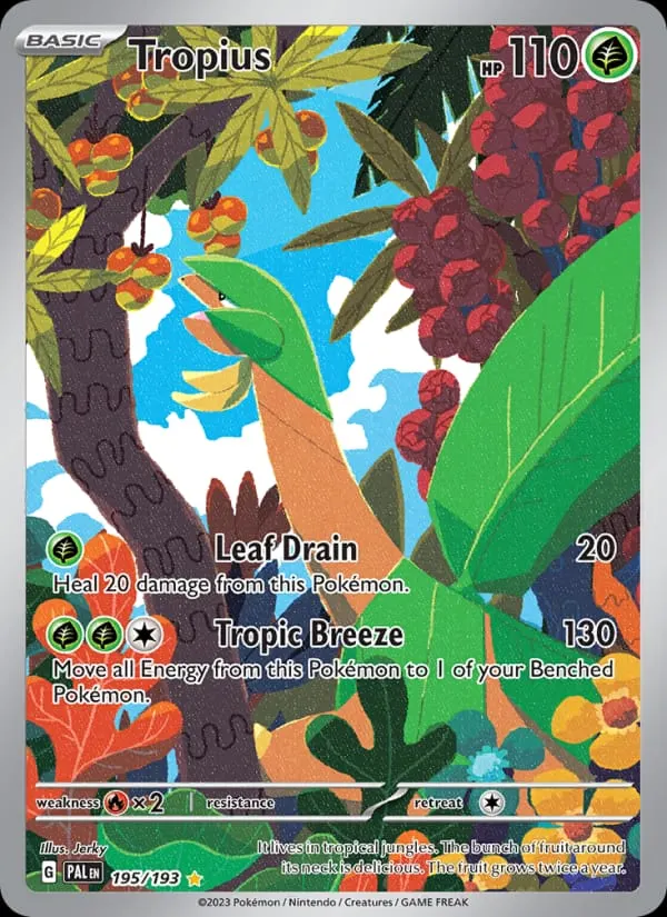 Tropius card photo