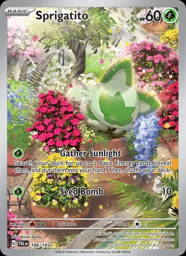 Sprigatito card photo