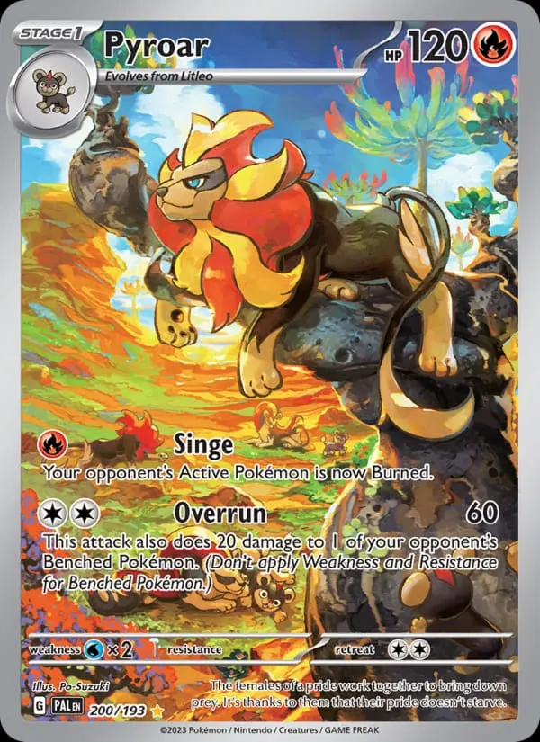 Pyroar card photo