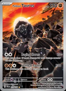 Paldean Tauros card photo