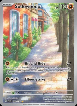 Sudowoodo card photo
