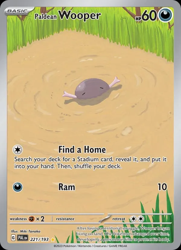 Paldean Wooper card photo