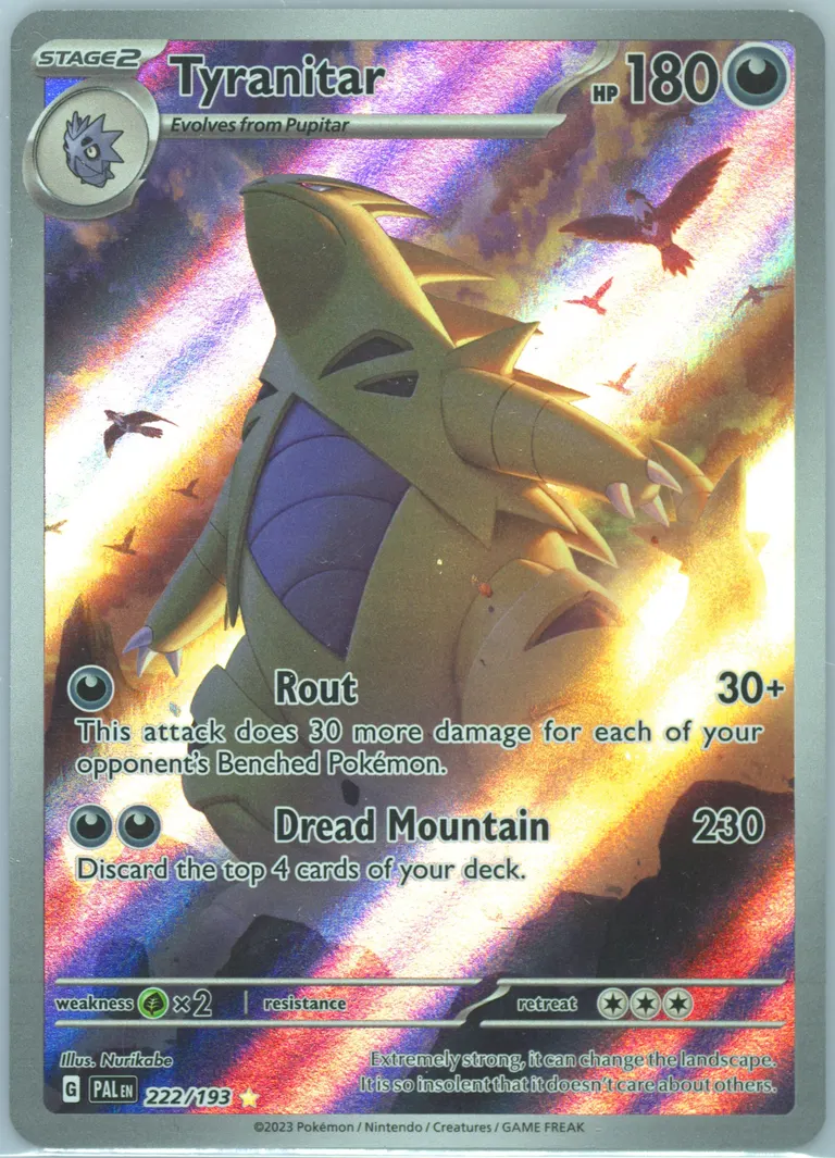 Tyranitar card photo