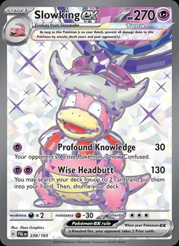 Slowking ex card photo