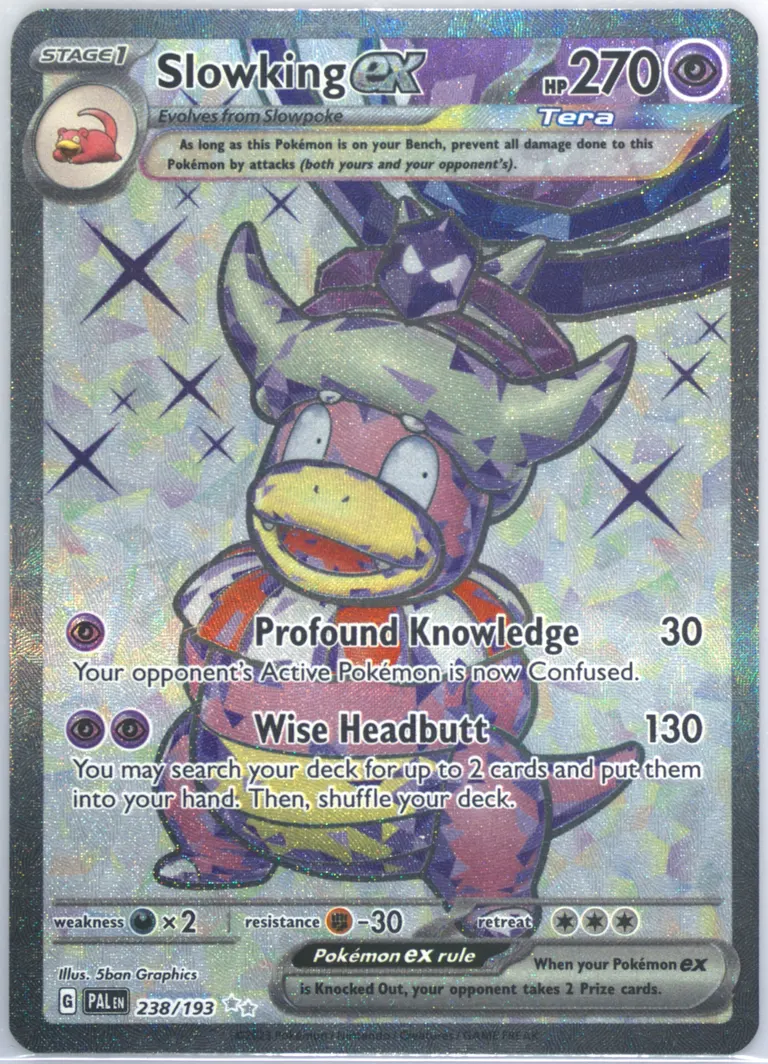 Slowking ex card photo