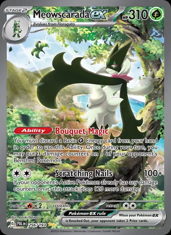Meowscarada ex card photo