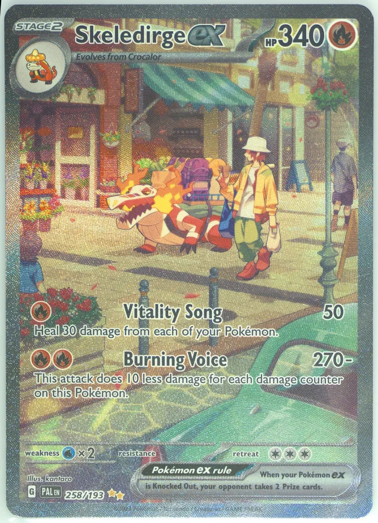 Skeledirge ex card photo