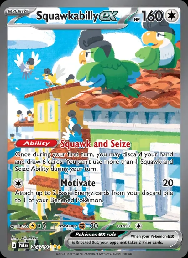 Squawkabilly ex card photo