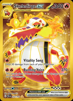 Skeledirge ex card photo