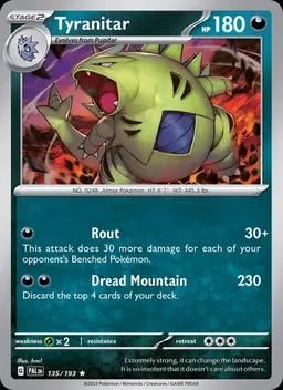 Tyranitar card photo