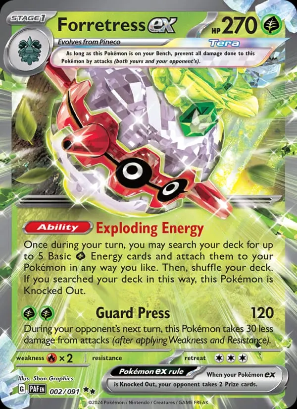 Forretress ex card photo
