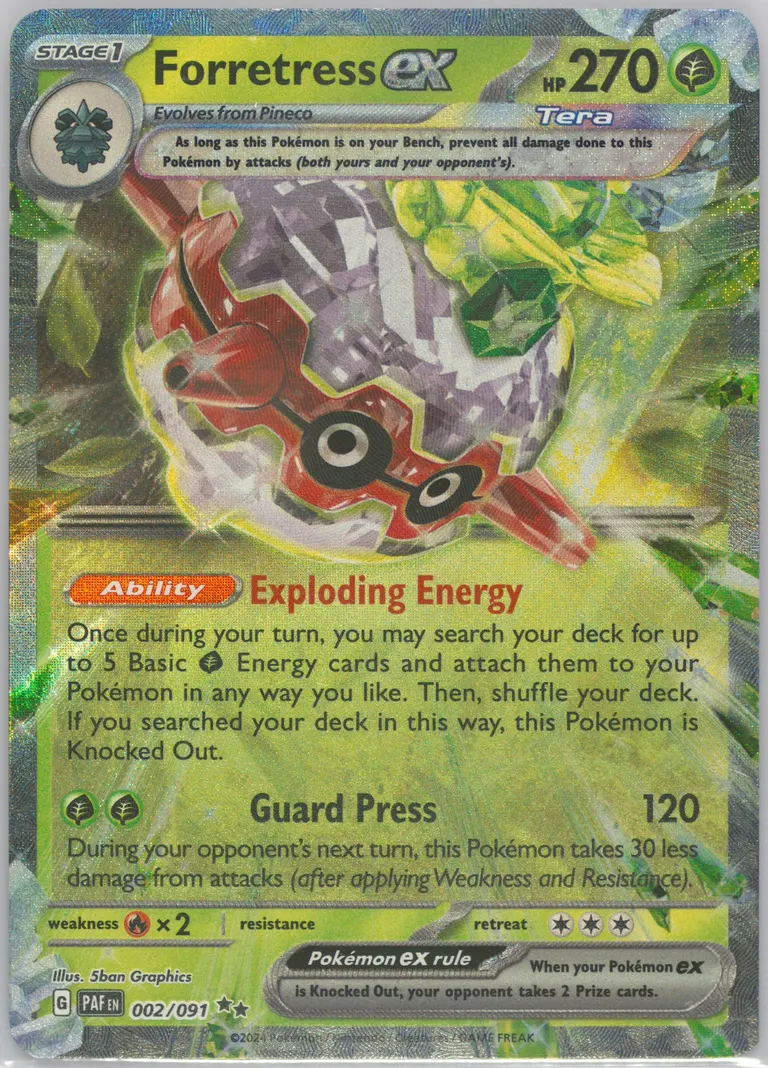 Forretress ex card photo