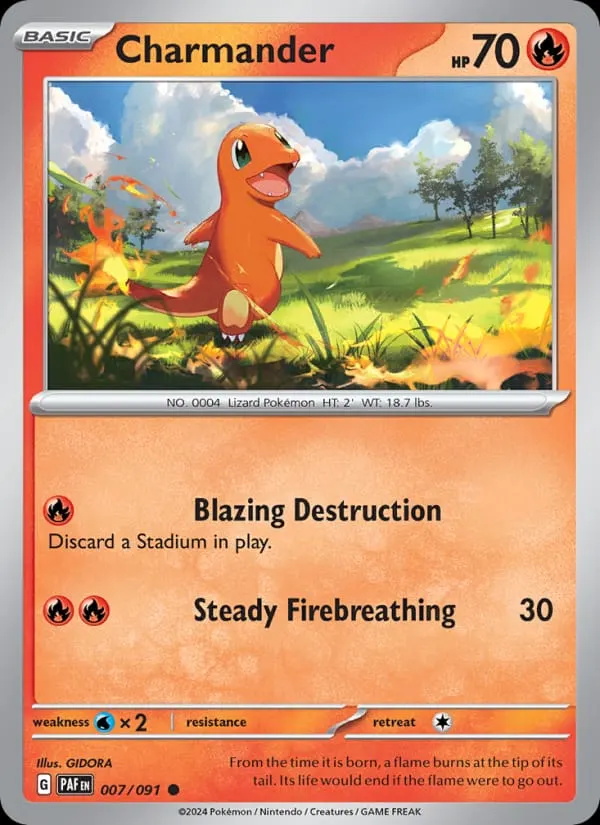 Charmander card photo