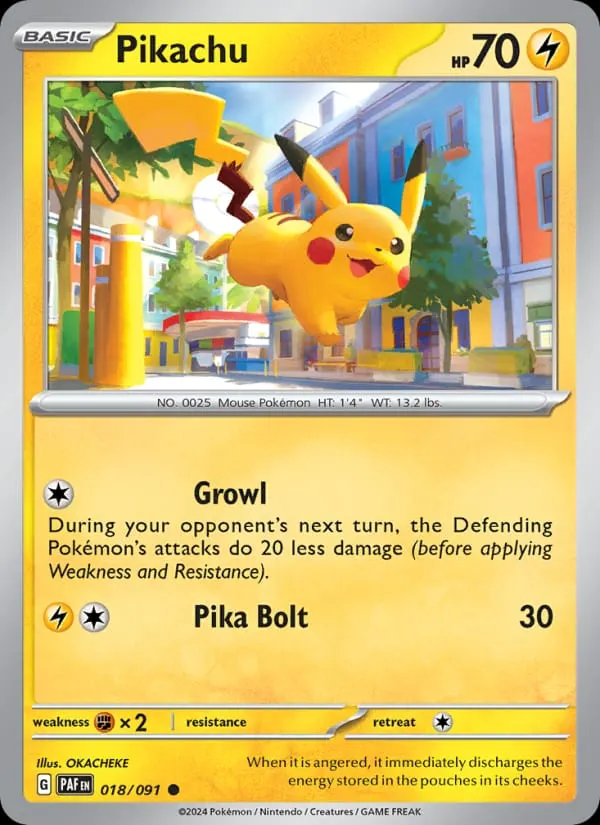 Pikachu card photo