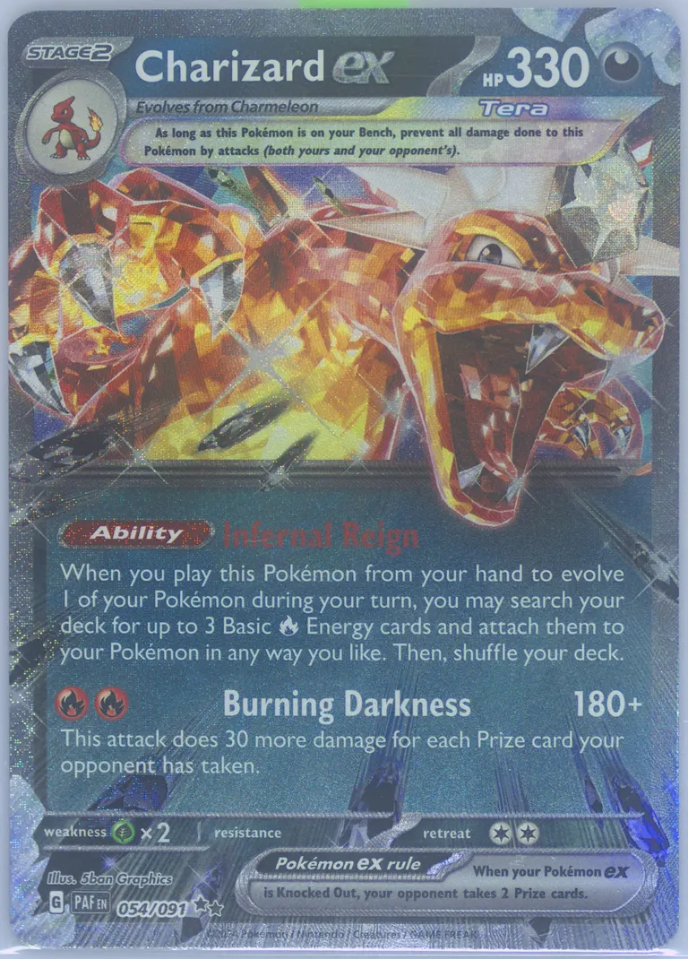 Charizard ex card photo