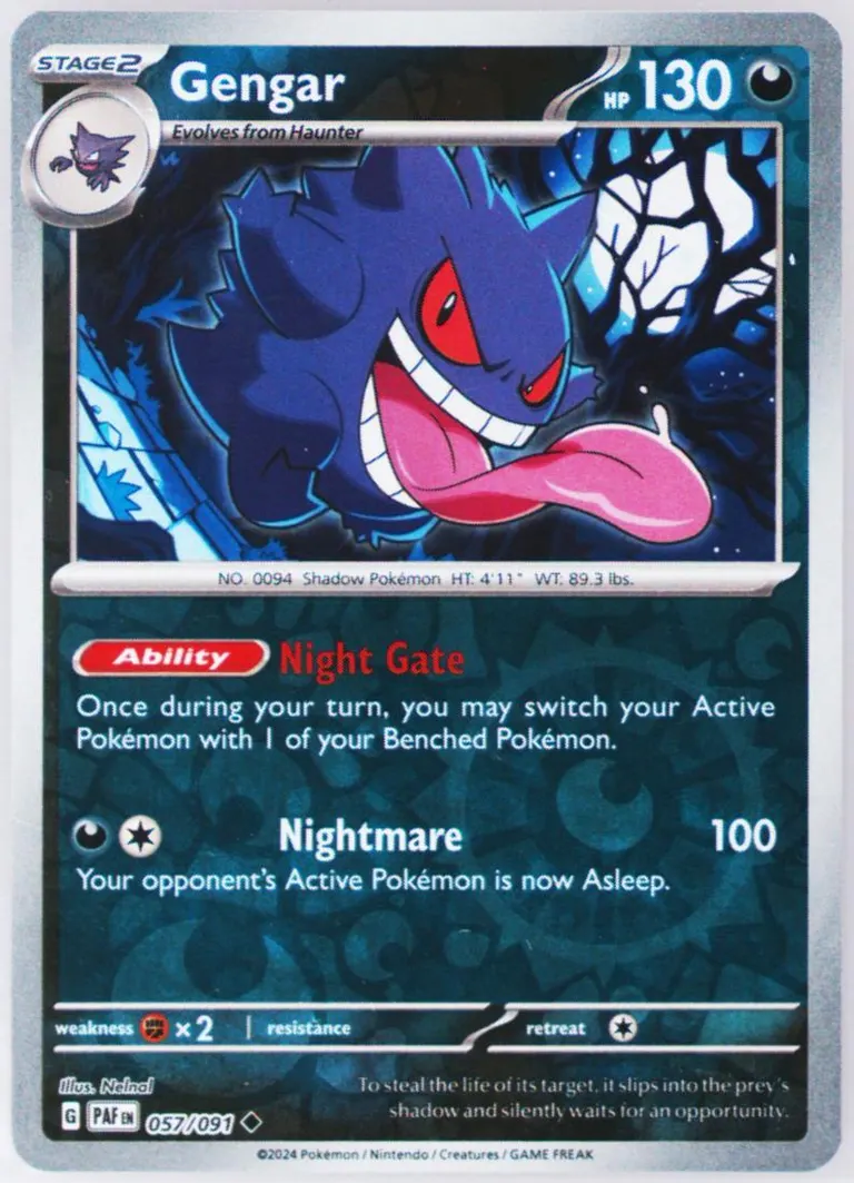 Gengar card photo