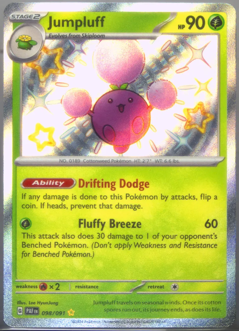 Jumpluff card photo