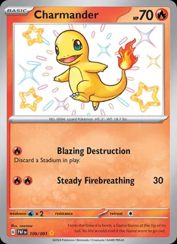 Charmander card photo