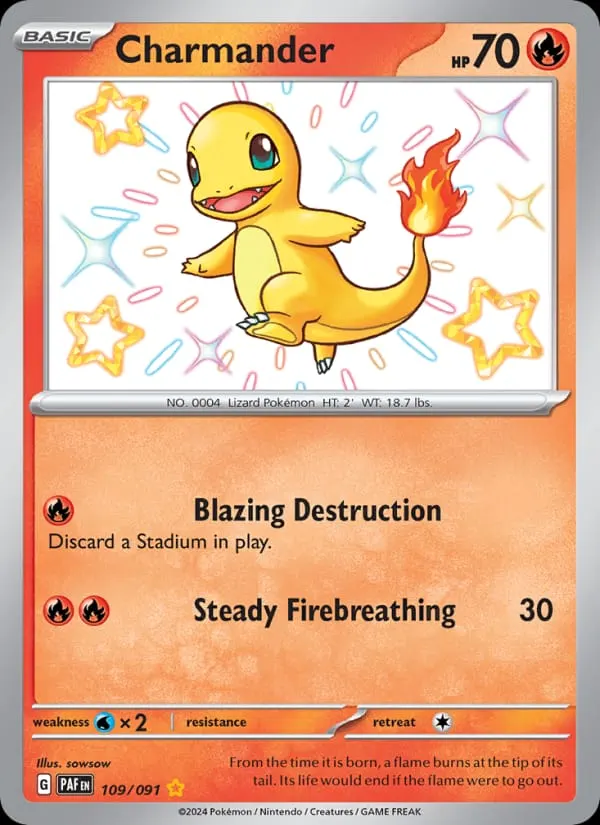 Charmander card photo