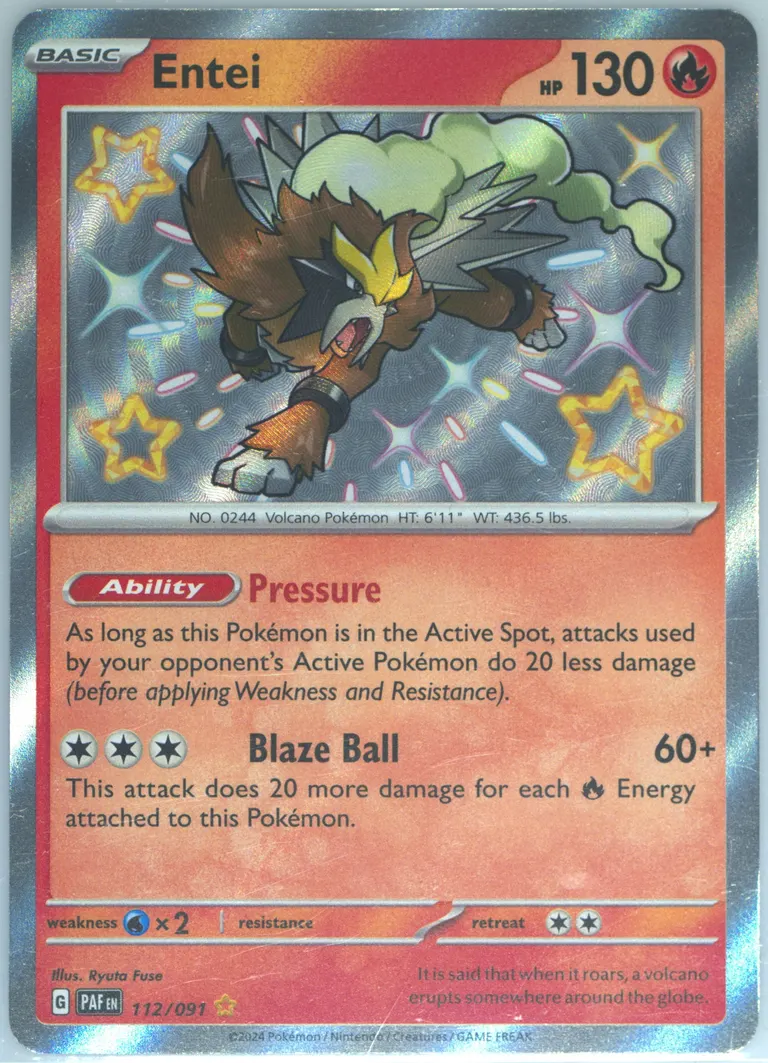 Entei card photo