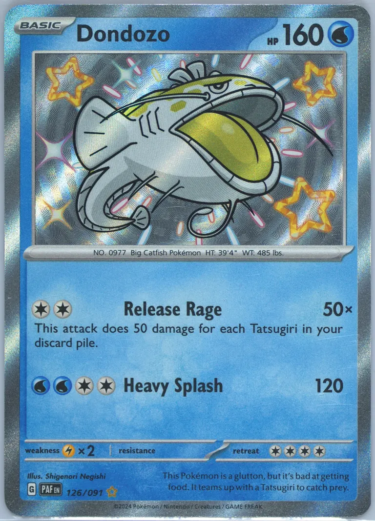 Dondozo card photo