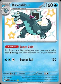Baxcalibur card photo