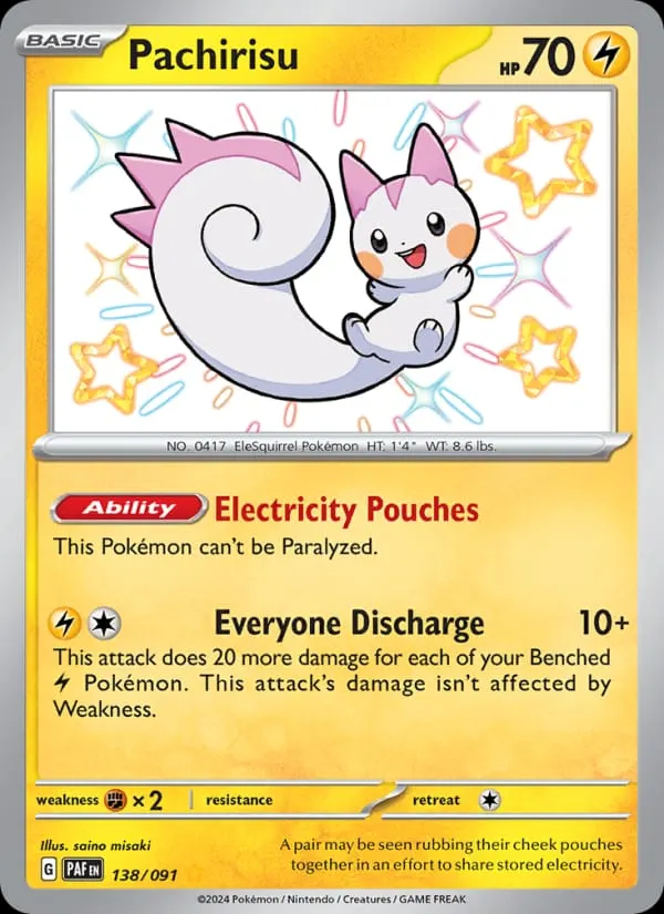 Pachirisu card photo