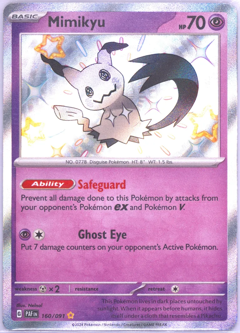Mimikyu card photo