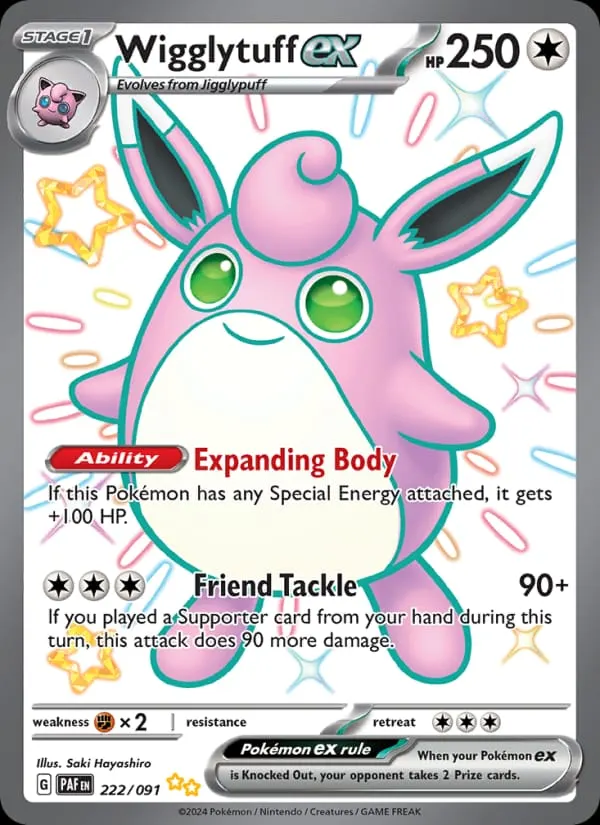 Wigglytuff ex card photo