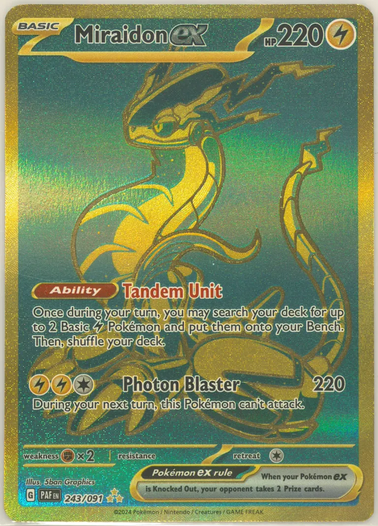 Miraidon ex card photo