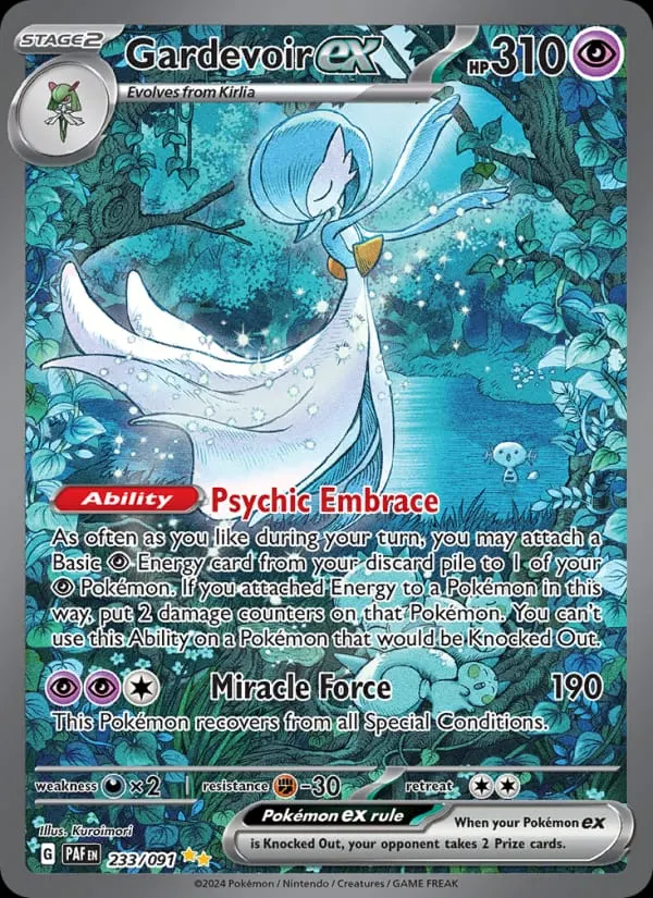 Gardevoir ex card photo