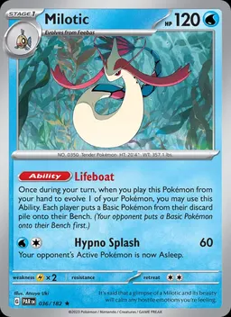 Milotic card photo