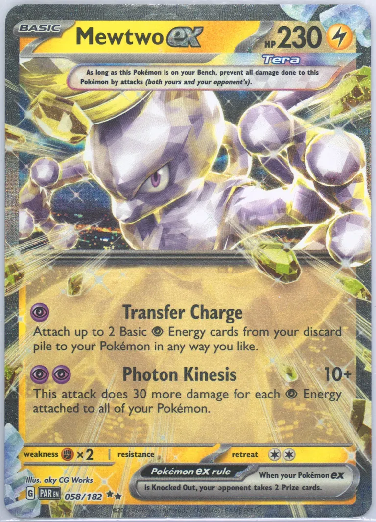 Mewtwo ex card photo