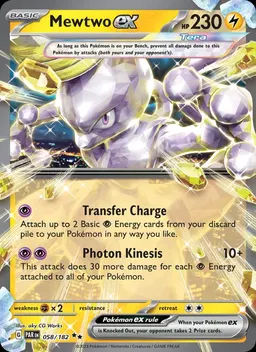 Mewtwo ex card photo