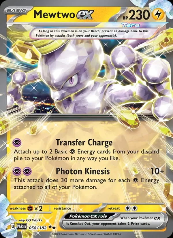 Mewtwo ex card photo