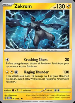 Zekrom card photo