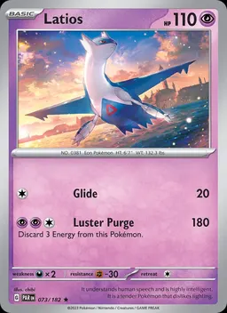 Latios card photo