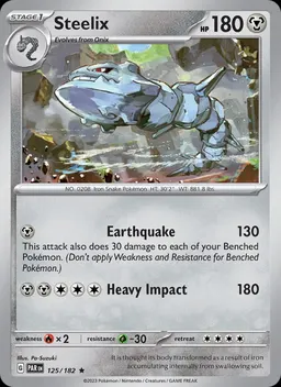 Steelix card photo