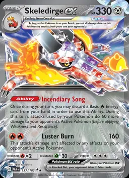 Skeledirge ex card photo