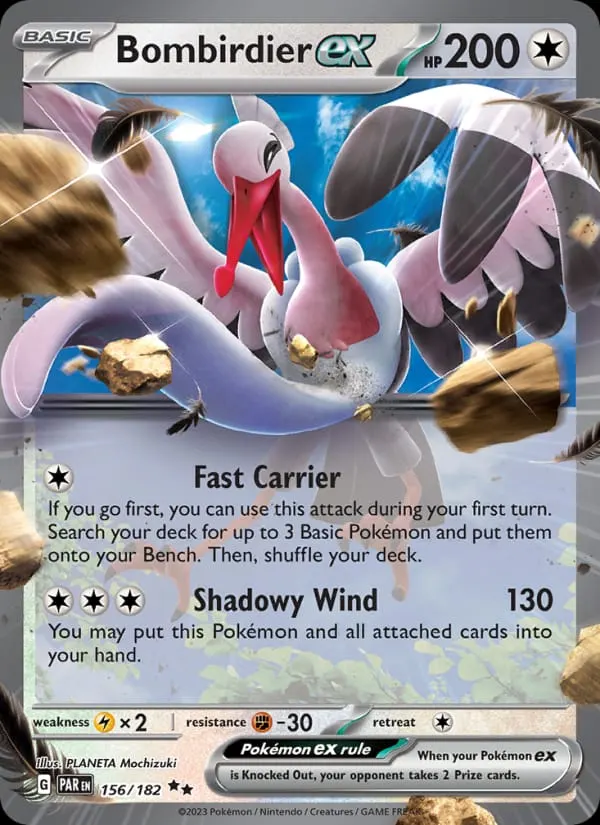 Bombirdier ex card photo