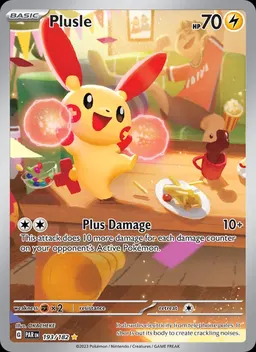 Plusle card photo