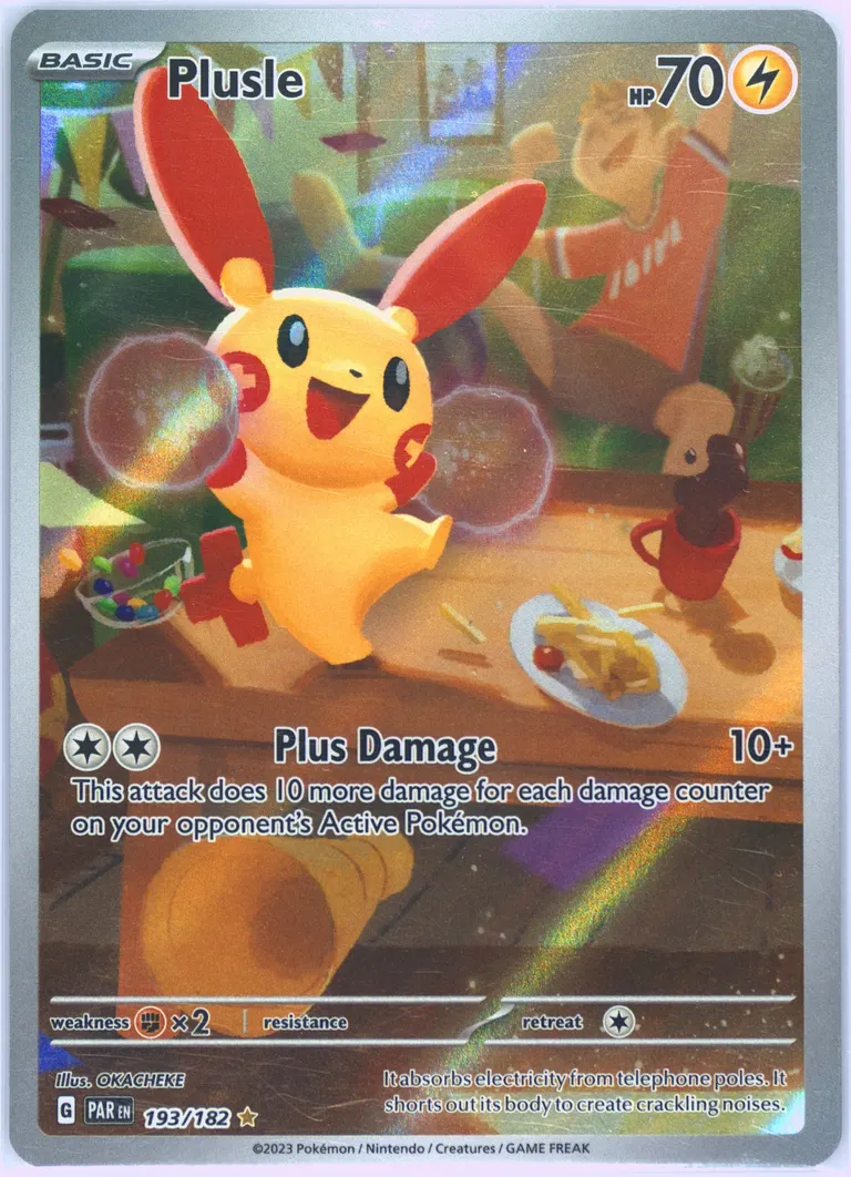 Plusle card photo