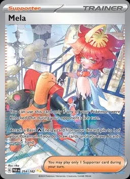 Mela card photo