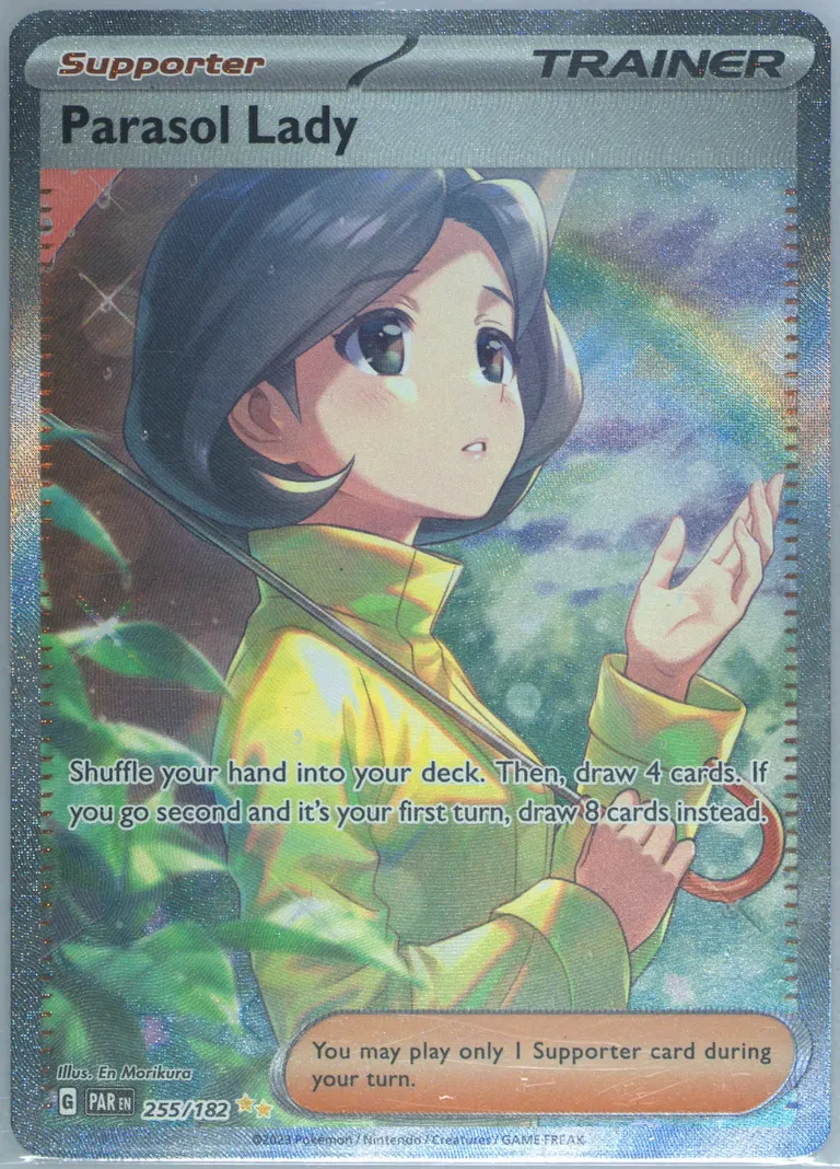 Parasol Lady card photo
